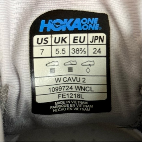 Hoka One One Cavu 2 Running Shoes (White/Nimbus Cloud) - Picture 11 of 11